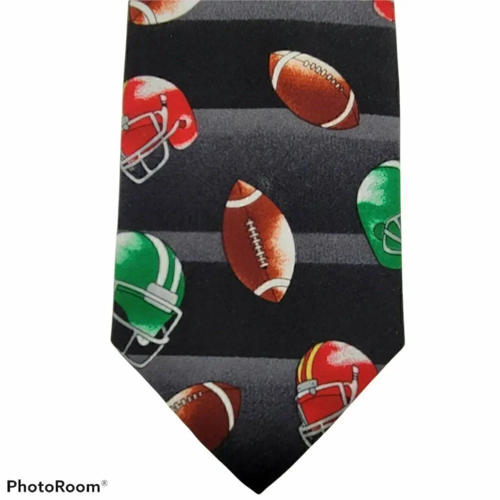 Keith Daniels Football Tie Mens Necktie Helmet 57